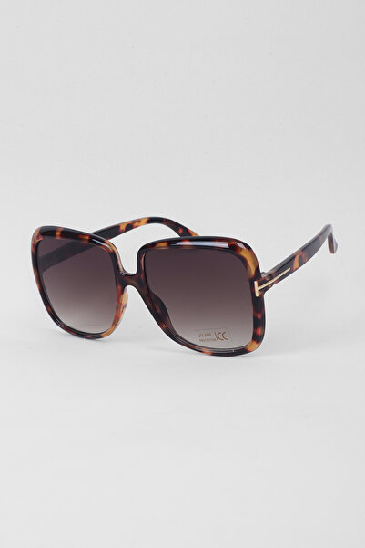 Kapin Square Frame Women's Sunglasses - Leopard