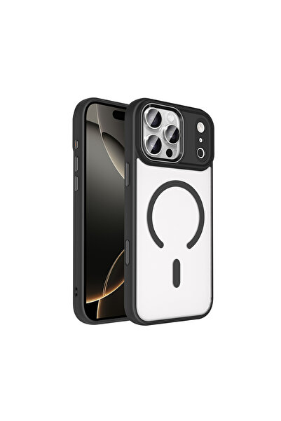 UnDePlus غطاء سيليكون كروم متوافق مع Magsafe لهاتف Apple iPhone 17 Pro