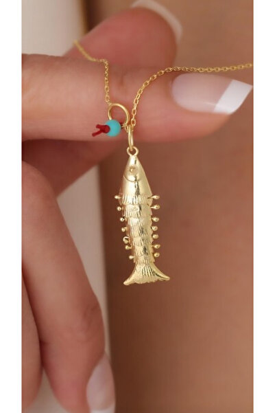 Wind Silver İthal Oynar Balık Nazar Taşlı 925 Ayar