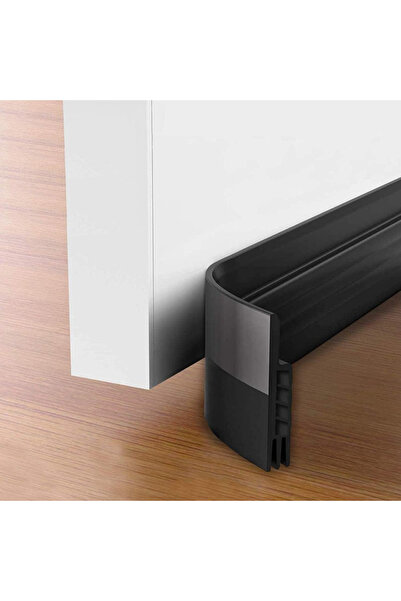 Choice black B4833B 97cm Door Bottoom Windshield Seal Strip Windproof Soundproof Door Sweep Draft Stopper C
