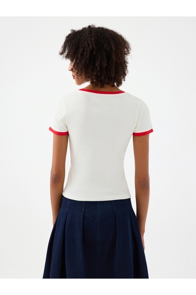 Loft Slim Fit Women's T-shirt Sleeve