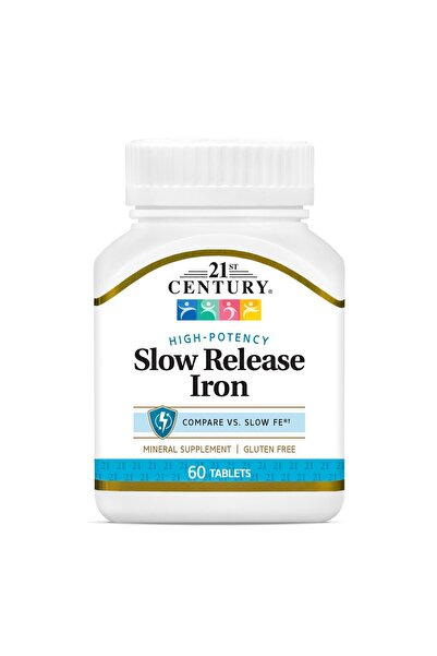 21st Century أقراص الحديد بطيئة الإطلاق، 60 قرصًا