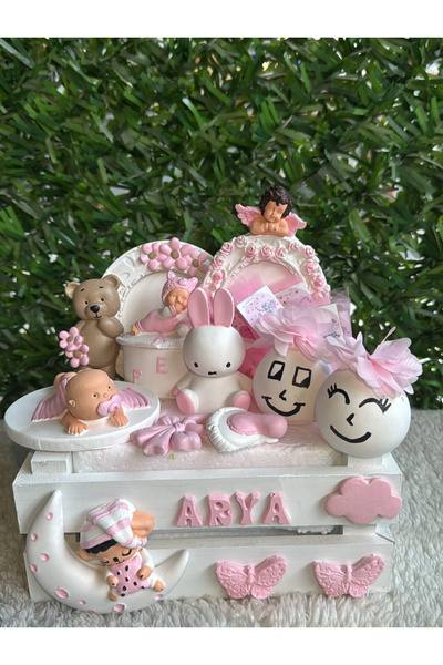 HEDİYE724 40 uçurma sepeti kırk sepeti anne bebek hediyelik teyze/hala