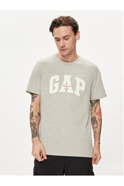GAP Ανδρικό T-Shirt 471777 Γκρι