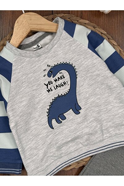 Kids Kingdom Pamuklu Animal Desenli 2li Erkek Bebek Takım