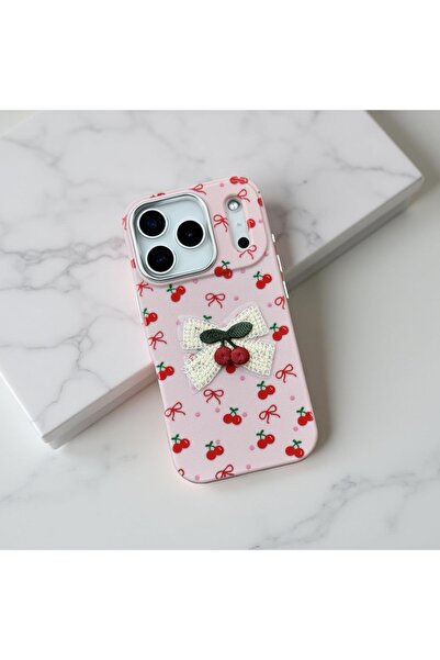 HYPERSOFT Iphone 16 Pro Max (6.9 inç) Uyumlu Kabartma Figürlü Desenli Deri Gö...