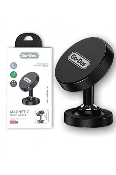 Go-Des Jo-Dez Magnetic Circular Mobile Holder for Car with Strong Adhesive