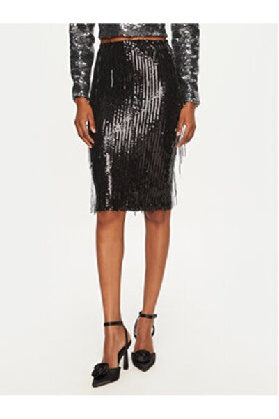 RINASCIMENTO Γυναικεία Φούστα Μίντι CFC0121688003 Μαύρη