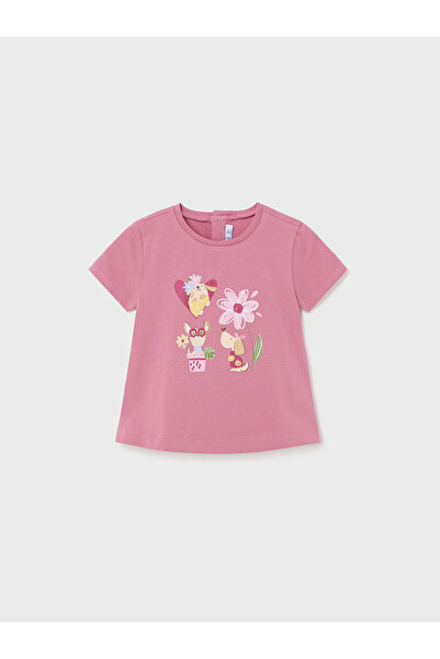 MAYORAL Μπλουζάκι για κορίτσια 1014 Ροζ