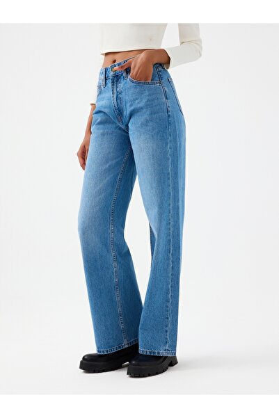 Loft Wide Leg Regular Fit Kadın Pantolon