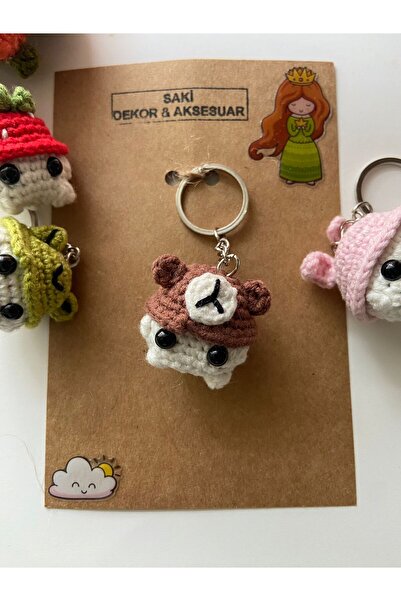 SAKİ DEKOR Cute Amigurumi Keychain