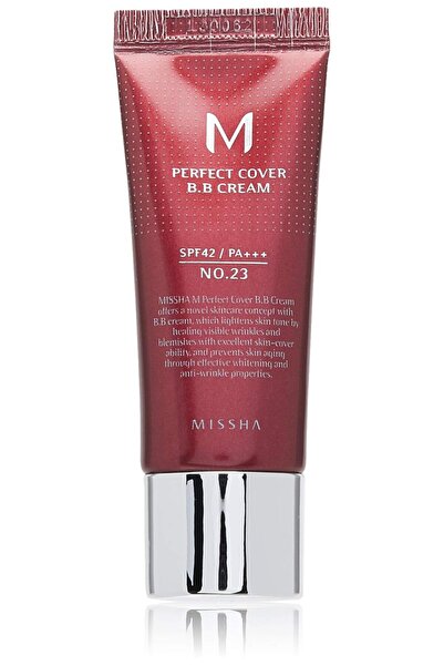 Missha كريم بي بي إم بيرفكت كوفر مع عامل حماية من الشمس 42 Pa+++، رقم 23 بيج ...