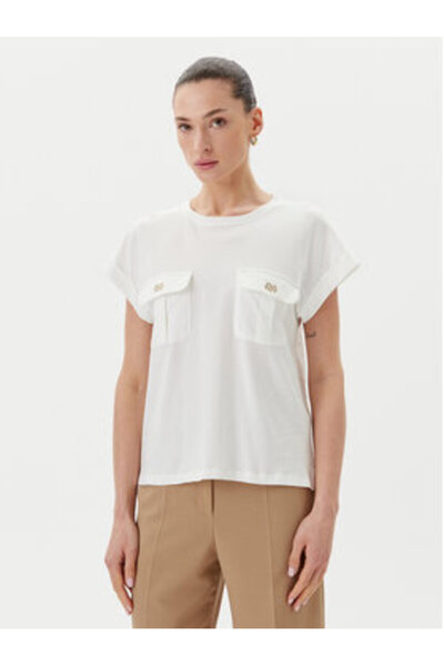 RINASCIMENTO Γυναικείο T-Shirt μπεζ RINASCIMENTO-CFC0122690003 B036 PANNA BIANCO