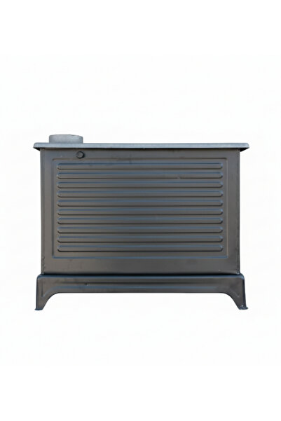 dolunay ısı cihazları Gri Kapadokya Büyük Fırın Panelli Mat Majoik Soba 0.60 Sac İki Adet Kova ve Izgara Dolunay