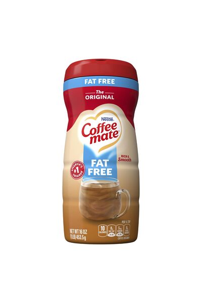 Coffee Mate كريمة قهوة بودرة أصلية خالية من الدهون عبوة واحدة 16 أونصة