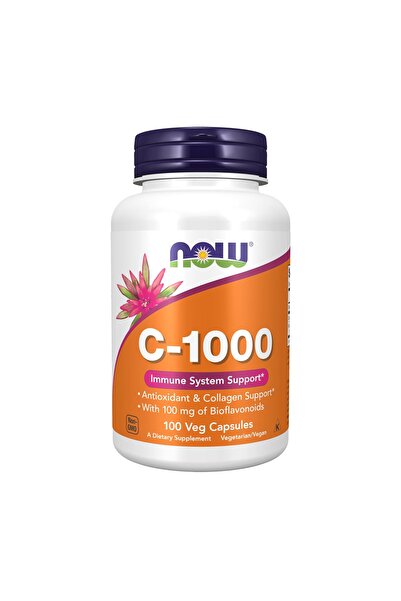 Now Foods Supplements, Vitamin C-1,000 with 100 mg of Bioflavonoids, Antioxidant protection*, 100 Veg Capsules