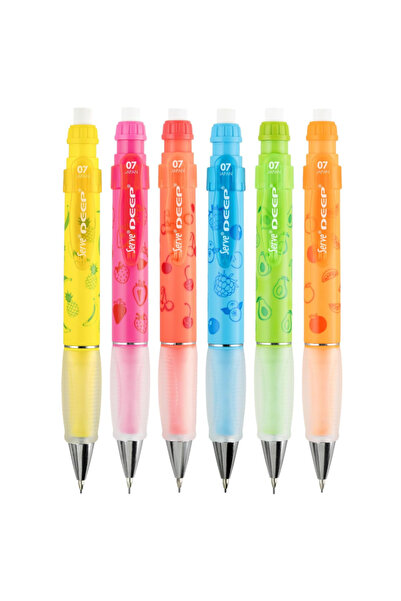 Serve Deep 0.7mm Versatil Kalem Fosforlu Ananas Muz Sarı