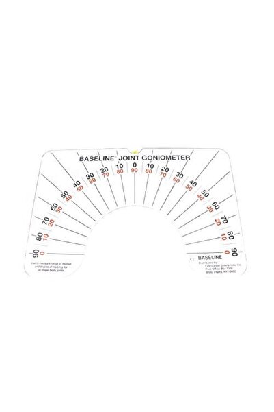 Cando Baseline 12-1076 Large Joint Arthrodial Protractor Goniometer, Cervical Rotation