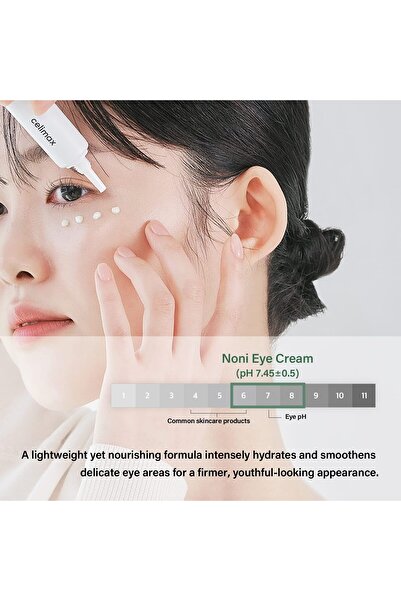 Celimax Real Noni Eye Cream with Noni & Bakuchiol for Wrinkles, Dark Circles & Sensitive Skin, 20ml