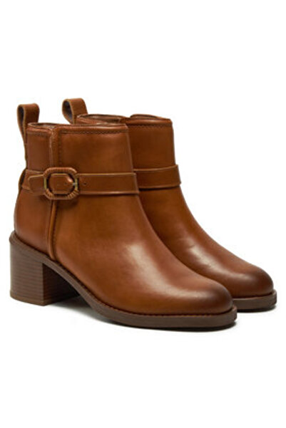 CLARKS γυναικεία μποτάκια μέχρι τον αστράγαλο 26178834 καφέ