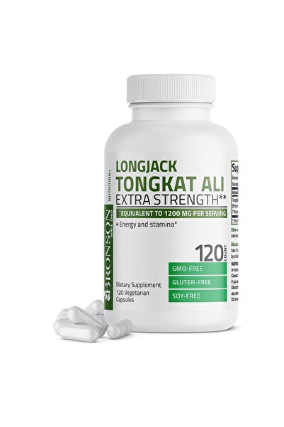 Bronson Longjack Tongkat Ali Extra Strength, 120 Vegetarian Capsules