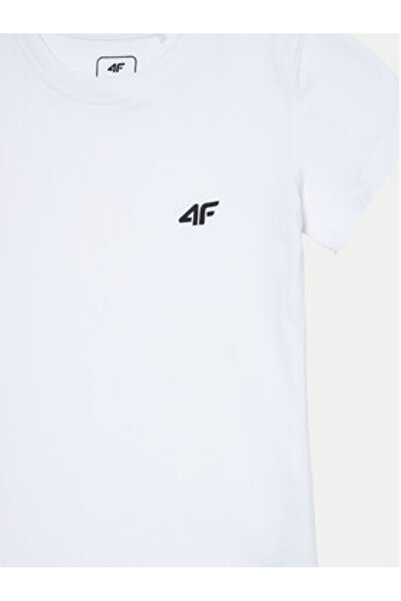 4F Μπλούζα για κορίτσια 4FJWMM00TTSHF1658 Λευκό