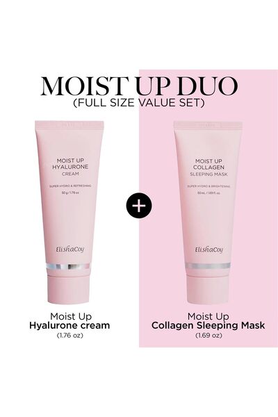 Elishacoy Moist Up - Korean Collagen Sleeping Face Mask & Cream Set