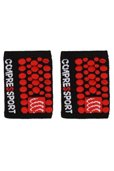 Compressport Σετ βραχιολιών unisex WSTV2 μαύρο