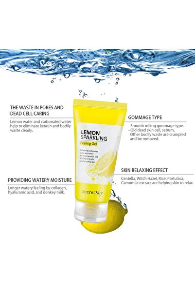 Secret Key Lemon Sparkling Peeling Gel 2pcs + 4 Samples