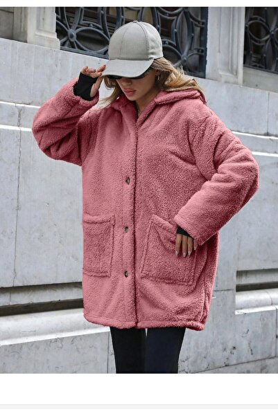 Modayazar Plush Coat Cardigan