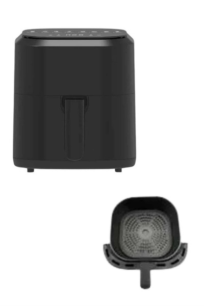 lowell home Friteuză cu aer cu cameră de 4 litri Friteuză fără ulei Funcție d...