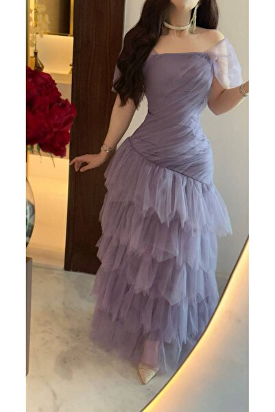 Generic فستان بنفسجي فاتح