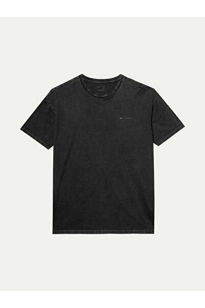4F Ανδρικό T-Shirt 4FWSS24TTSHM1316 Μαύρο
