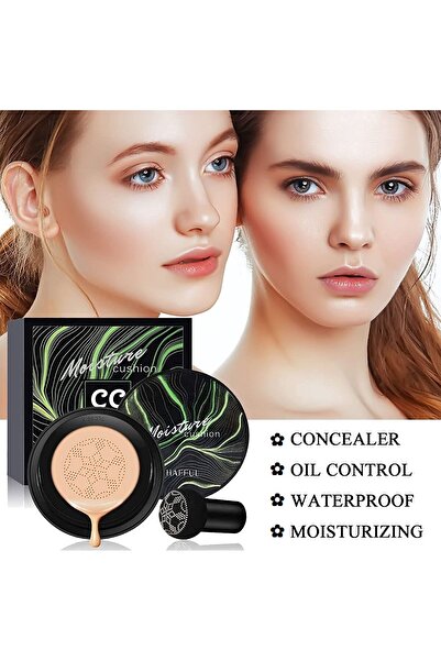 Bizzico Mushroom Head Air Cushion CC Cream, Matte Long-Lasting Foundation