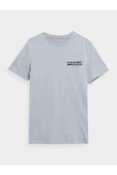 4F Ανδρικό T-Shirt TTSHM307 Γκρι