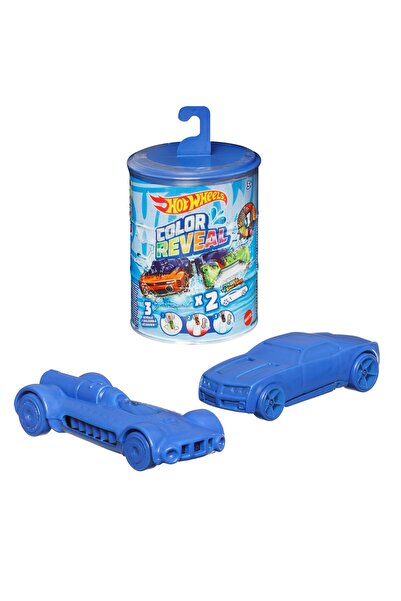 HOT WHEELS Set of 2 Color Reveal Cars: 1:64 Scale with Surprise Initial & Color-Change