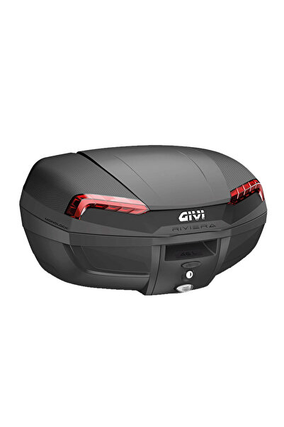 Givi E46N Riviera Motosiklet Arka Çanta Kırmızı Reflektörlü