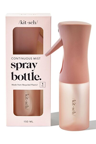 Kitsch زجاجة رذاذ مستمرة للشعر - رذاذ ماء ناعم - معاد تدويره - تيراكوتا، 150 مل