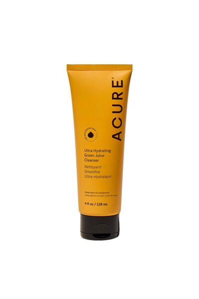 ACURE منظف الوجه فائق الترطيب بعصير أخضر مع السبانخ - 4 أونصة سائلة