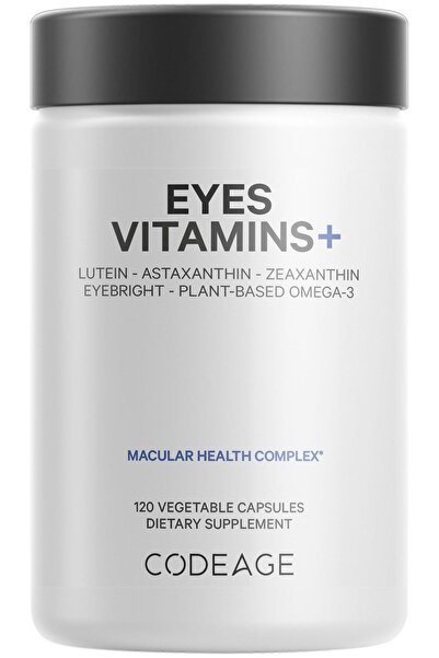 Codeage Eyes Vitamins - AREDS 2 Formula - 2-Month Supply (120 Capsules)