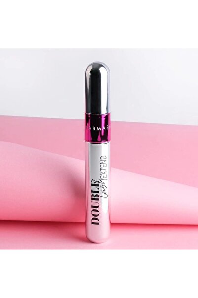 Farmasi Double Lash Extend Mascara for Lengthening & Volumizing, Black, 0.41 oz