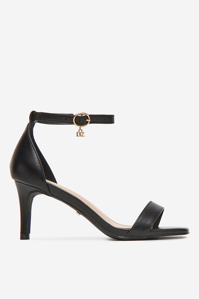 DeeZee Γυναικεία Ψηλοτάκουνα Σανδάλια Χαμηλά Μαύρα Στιλέτο 36