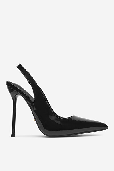 DeeZee Γυναικείες Γόβες με Χαμηλή Μαύρη Τακούνι Στιλέτο 37