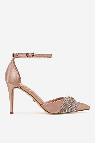 DeeZee Γυναικεία Χαμηλά Γόβες με Μπεζ Τακούνι Στιλέτο 36