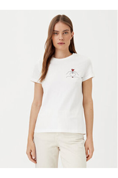 Vero Moda Γυναικείο T-Shirt 10322077 Λευκό