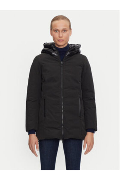 Geox Γυναικείο Χειμερινό Μπουφάν W4628A-TC191 Μαύρο