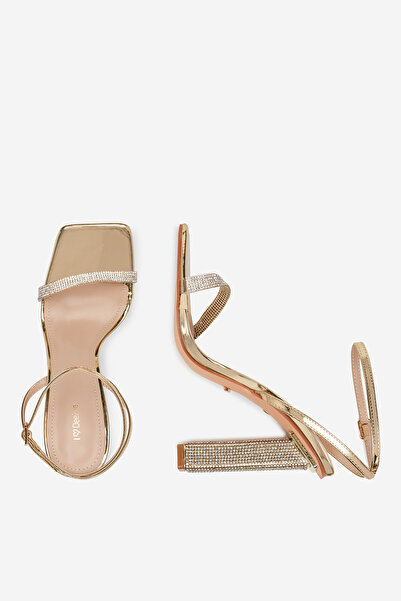 DeeZee Γυναικεία Σανδάλια σε κούμπωμα σε χρυσό κούμπωμα 36