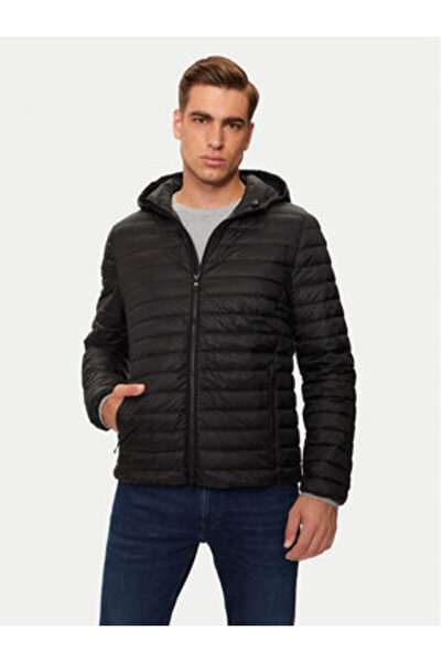 Geox Ανδρικό Μπουφάν με Πούπουλα M4625B-T3146 Μαύρο