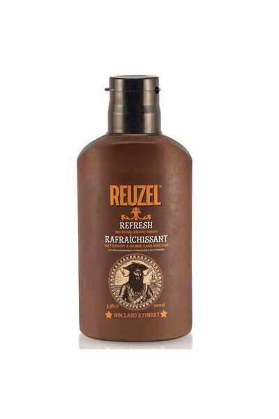 Reuzel Refresh No Rinse Beard Wash, Instantly Freshens Beard, 3.38 oz