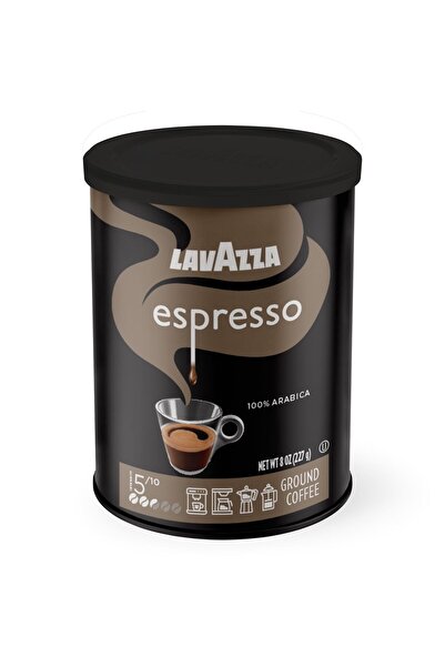 LavAzza مزيج قهوة إسبريسو مطحونة، تحميص متوسط، 8 أونصة